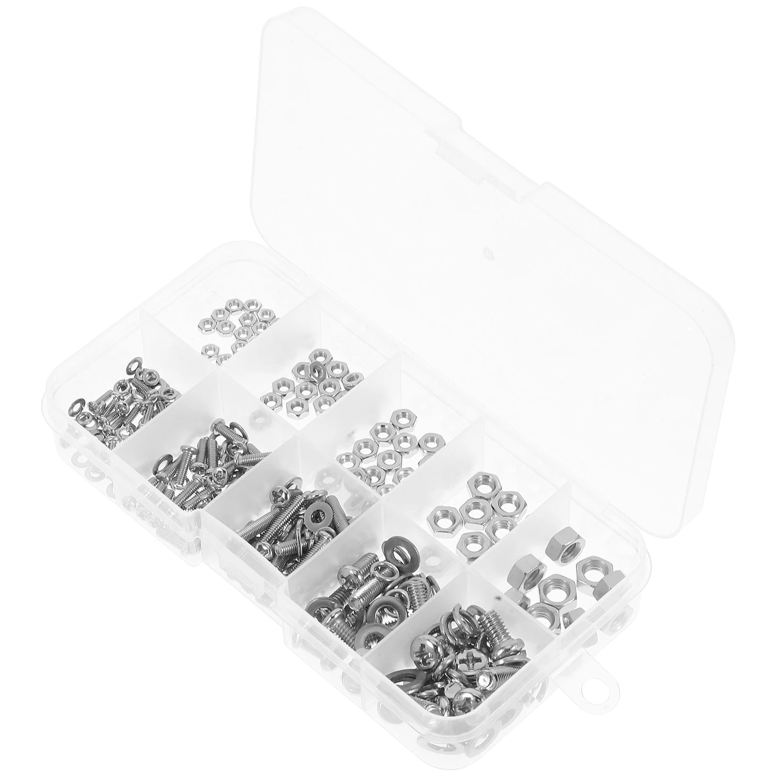 

Bolts and Nuts Electrician Screws Captive-washer Assortment Machine Dome Head Silver Micro