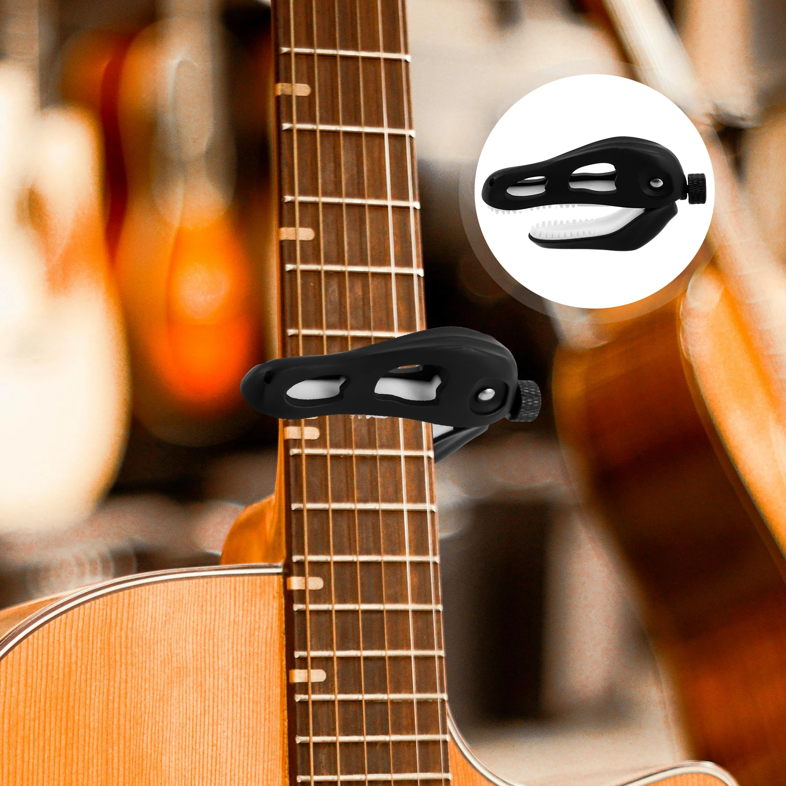 

Guitar Capo Accessories Cool Instrument Acoustic Zinc Alloy Adjustable Banjo Clamp
