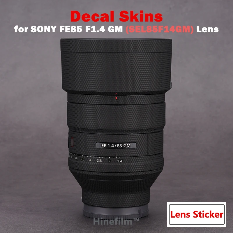 

Hinefilm Skin for Sony FE 85mm F1.4GM Gen 1 Lens Decal Skin FE85 F1.4 Lens Sticker SEL85F14GM Wrap 85GM Skin 85 1.4 Wrap 85 f1.4