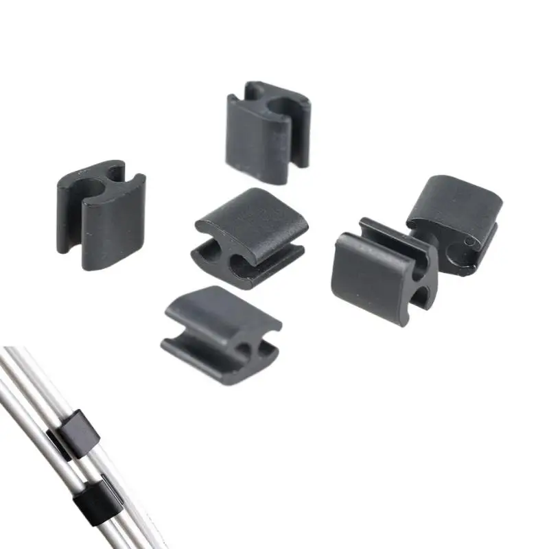 AliExpress NONE 【M】6Pcs Folding Bike Fixing And Organizing Device Nylon Opening U-shaped Shift Cable Management Clip Cycling Accessories
