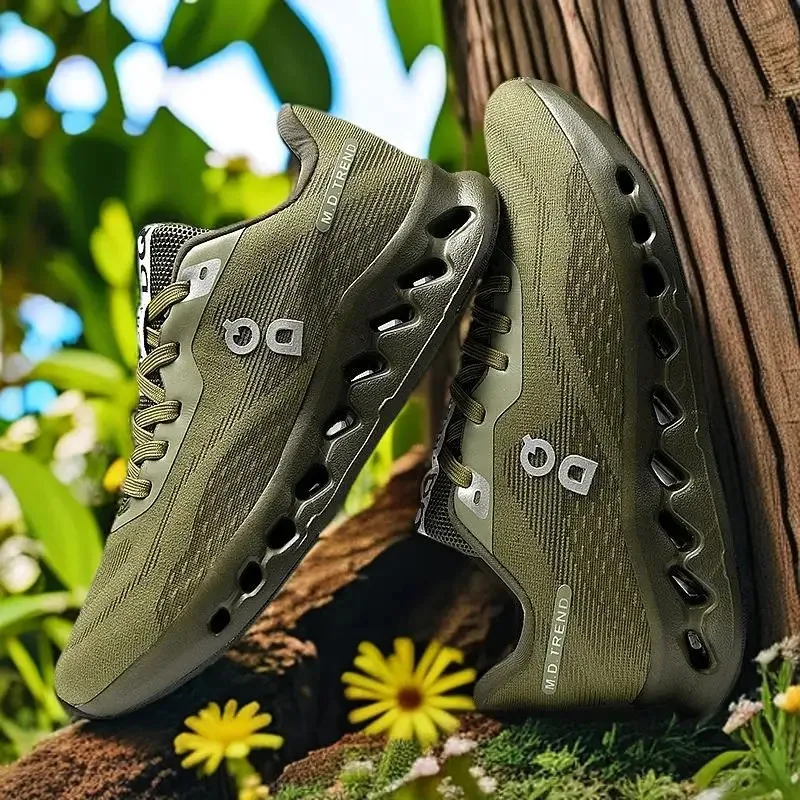 

2025 Fashionable shock-absorbing lightweight shock-absorbing running shoes, comfortable anti slip sports sneakersER