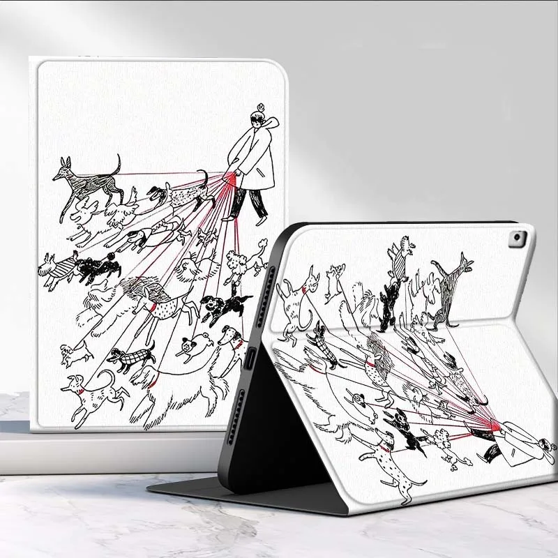 

Red Traction Rope Pattern For iPad Air Mini 9.7 2 4 5 11 6th 7th gen 13 3 1 2 4 5 6 7 7.9 10.9 10.5 Inch Tablet Case