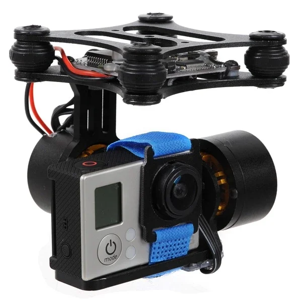 FPV 2 Axis Brushless Gimbal Frame Motor BGC2.0 Controller for Gopro 2 3 4 SJ4000 Camera FPV RTF DIY F450 F550 Drone