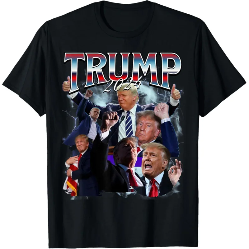 Funny Trump 2024 campaign 90s rapier trendy booties style T-shirt