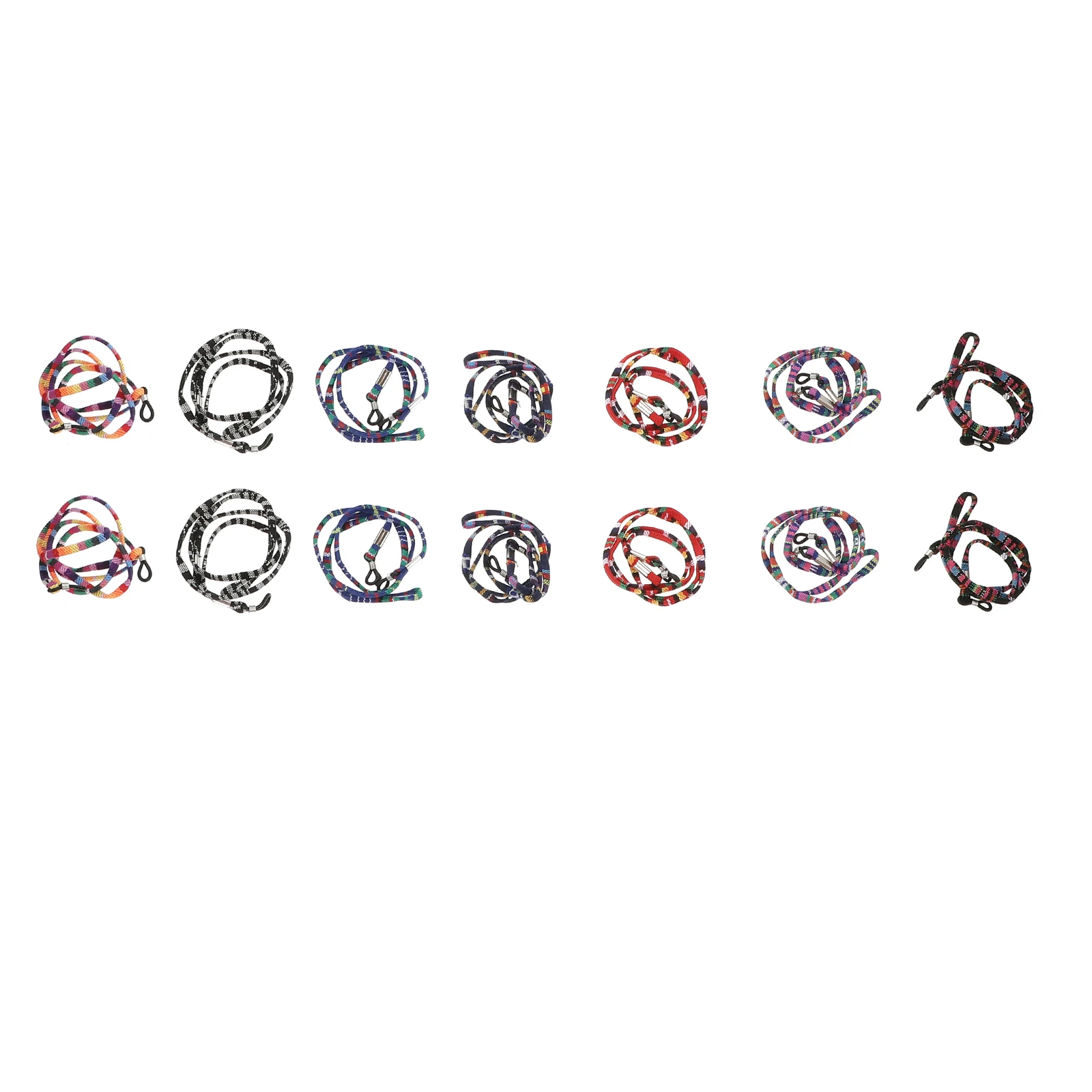 

14pcs Glasses Chain Durable Hanging Ropes Polyester Cotton Anti Accessories Simple Design Sunglasses Reading