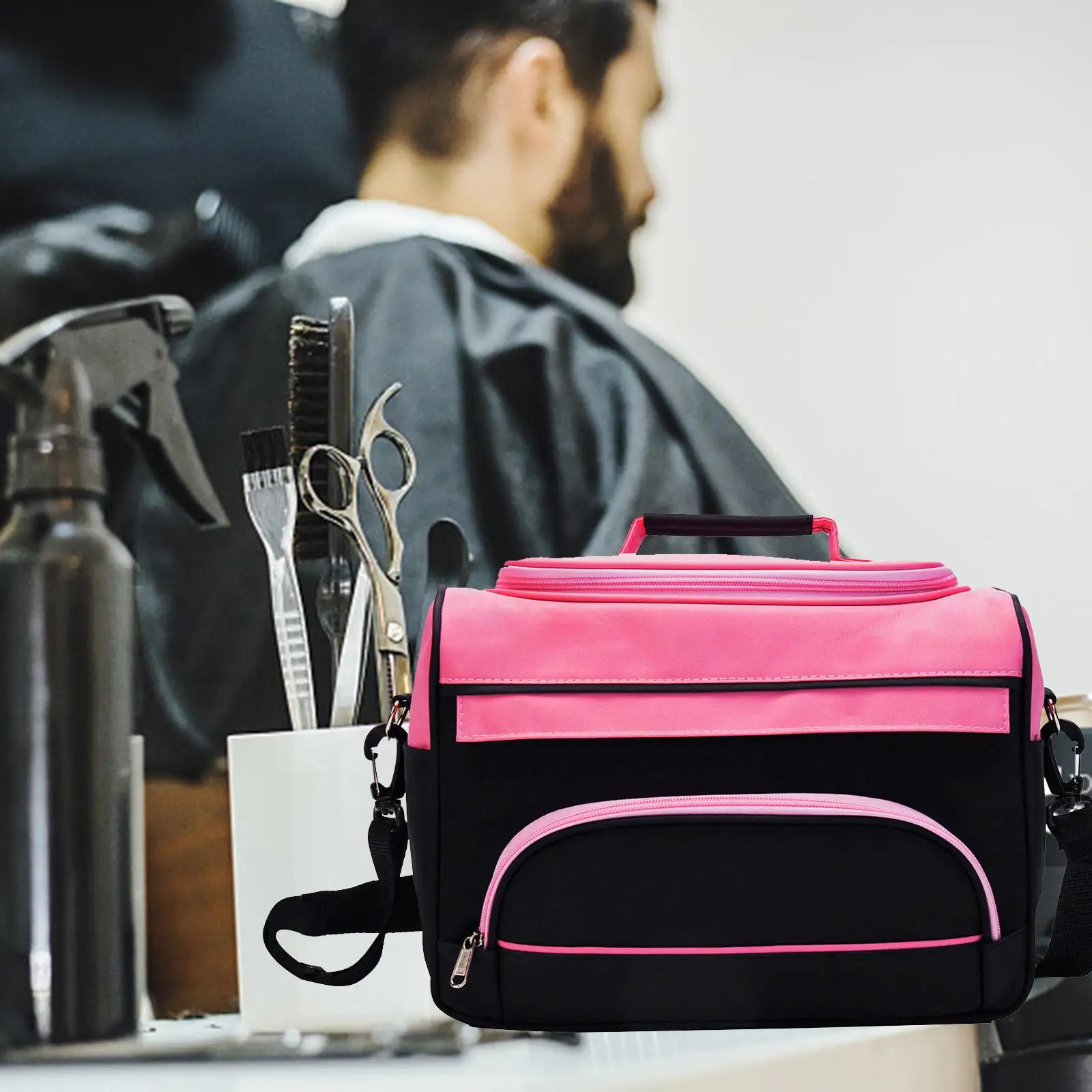 

Barber Storage Bag Hairdressing Tools Hair Stylist Bag Large