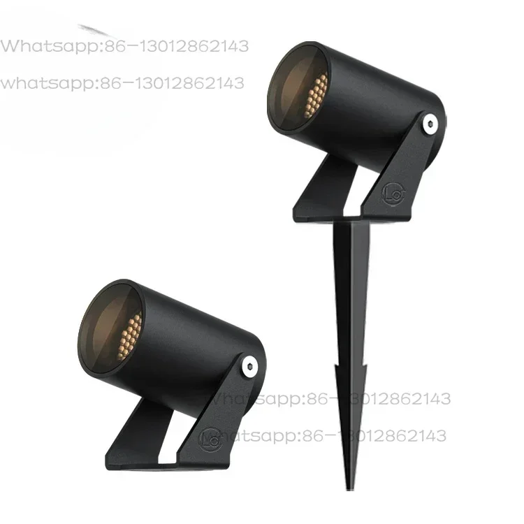 New Design Ip66 Waterproof Outdoor Dimmable Spotlight Landscape 2.5w 5w 10w 15w Garden Led Spike Light