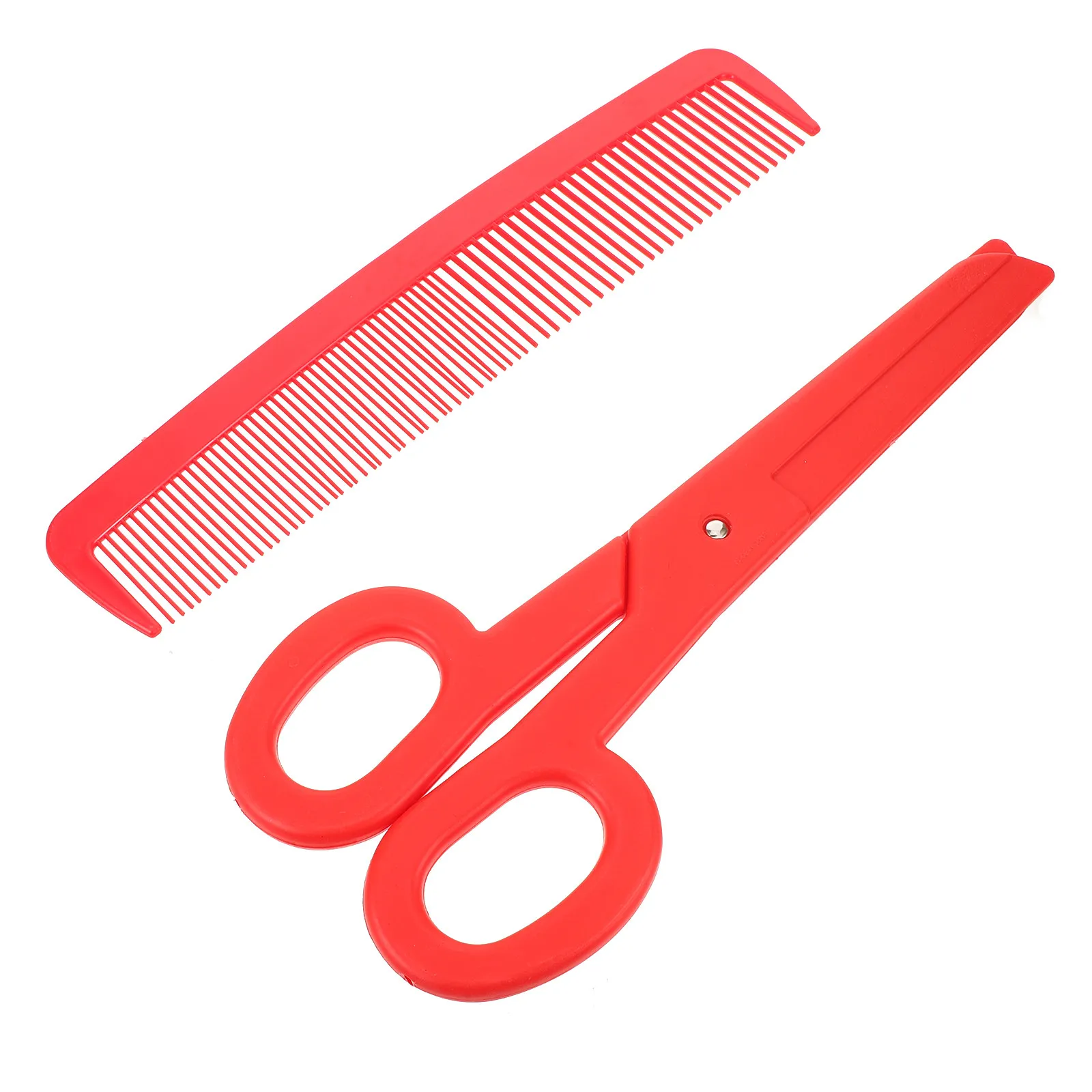 

1Set Giant Comb Scissor Props Oversized Clown Design Lightweight Vibrant Colors for Halloween Carnival Cosplay Stage Party