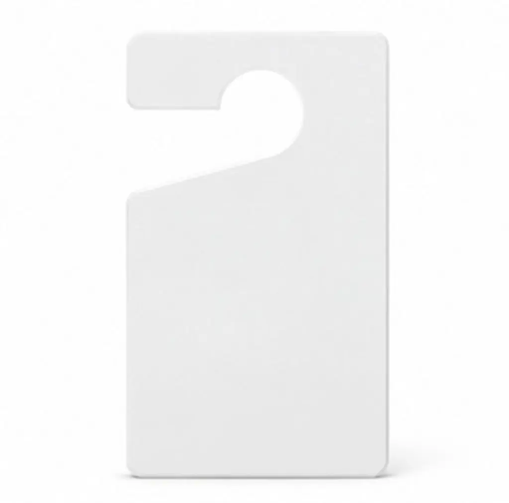 10Pcs Blank Parking Permit Hang Tags Waterproof Weatherproof DIY Maintenance Door Hanger Tags Parking Passes Hanging Sign