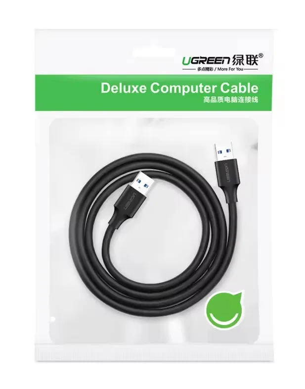 USB to USB UGREEN Cable USB 3.0 Male to Male Type a to Type a Data Cable for Data Transfer