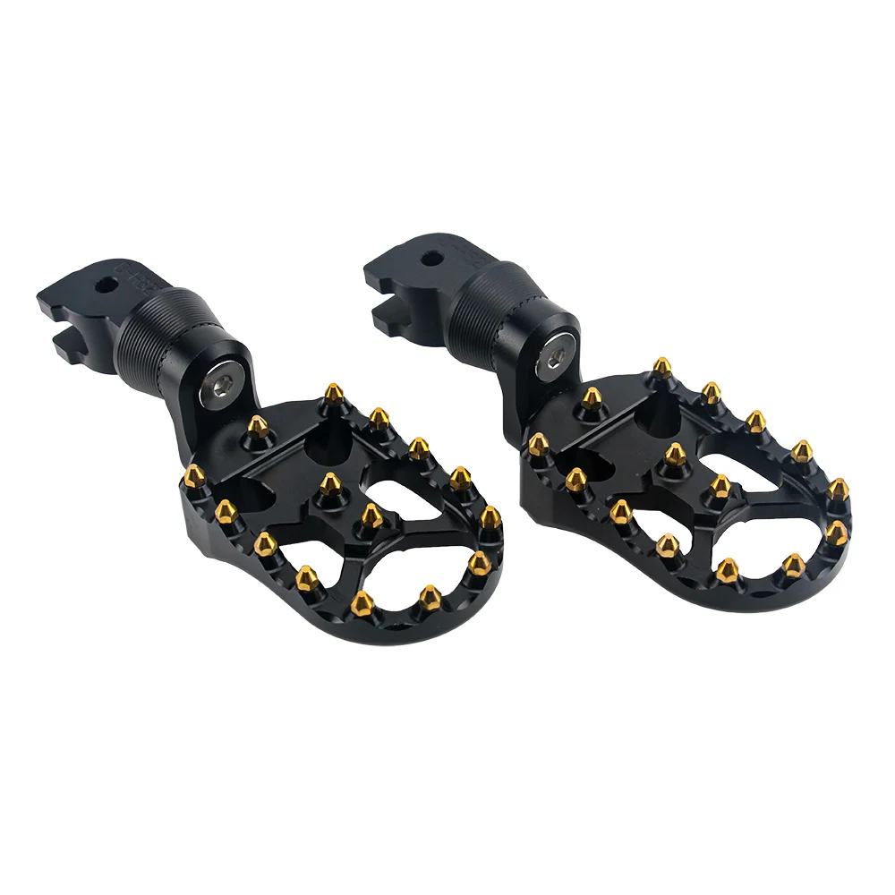 ل Ducati تشويش إذاعي 400 800 كامل خنق أيقونة الظلام 1100 سبورت برو دراجة نارية المضادة للانزلاق أوتاد القدم قابل للتعديل Footpegs مساند القدم #2