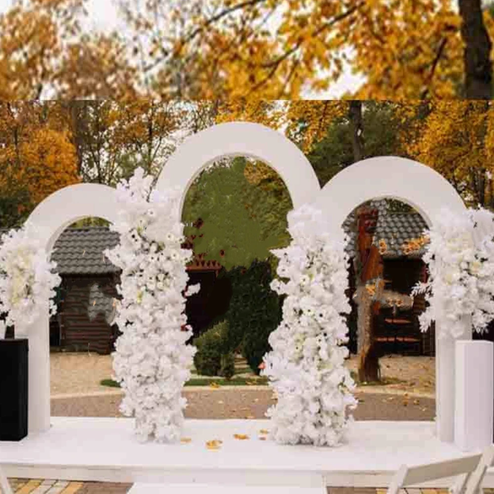 1pcs/3pcs) No light )Wedding Supplies Stage not Acrylic metal Background Set Wedding Background Wall Wedding Supplies