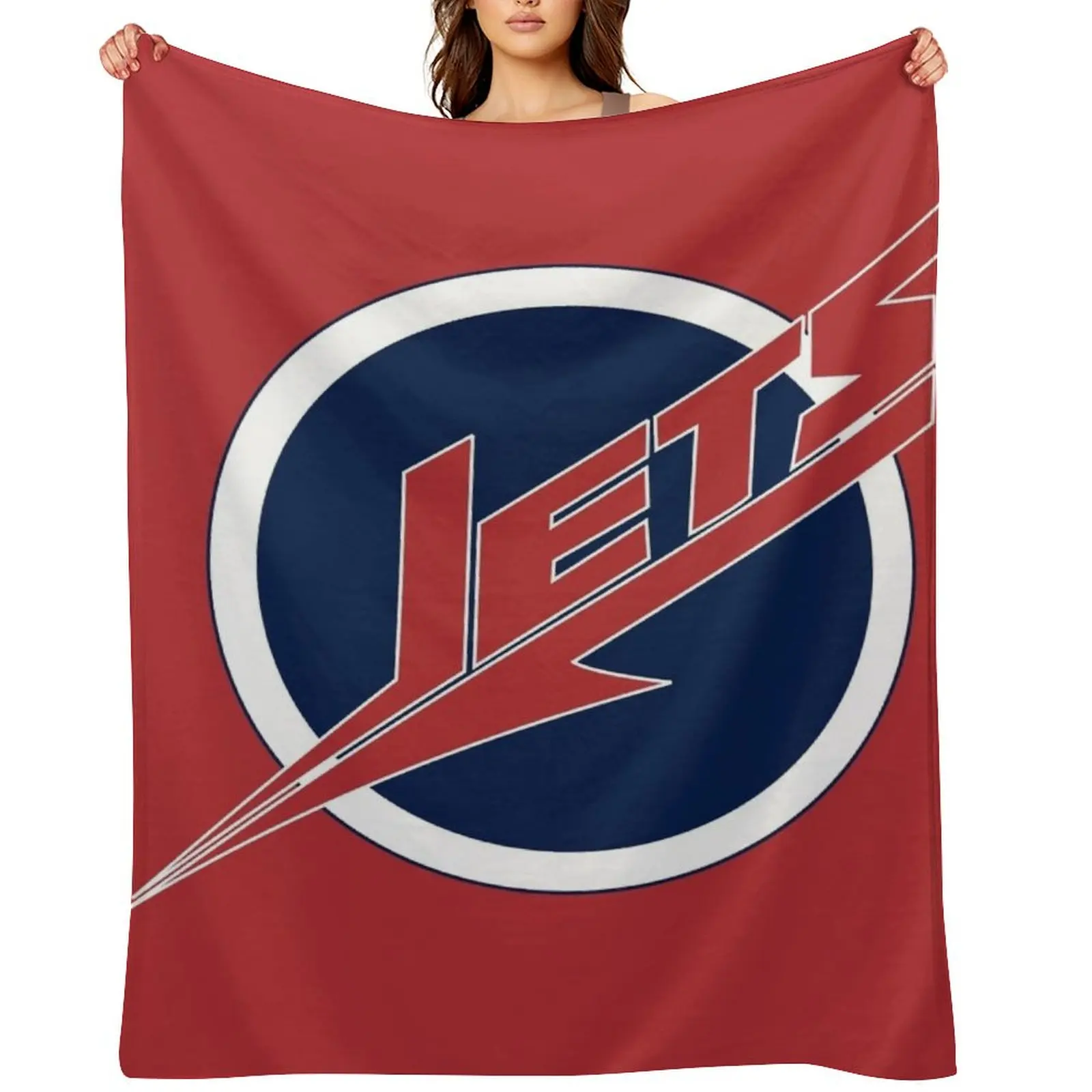 

Newman Jets Throw Blanket Flannel bed plaid Hair Blankets