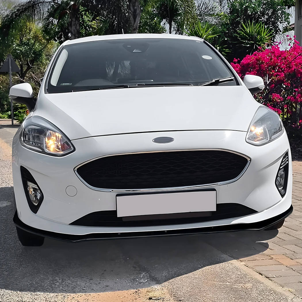 

Car Front Bumper Lip Splitter Diffuser Lip Body Kit Car Spoiler Bumper Parts For Ford Fiesta MK8 Regular Edition 2018-2021