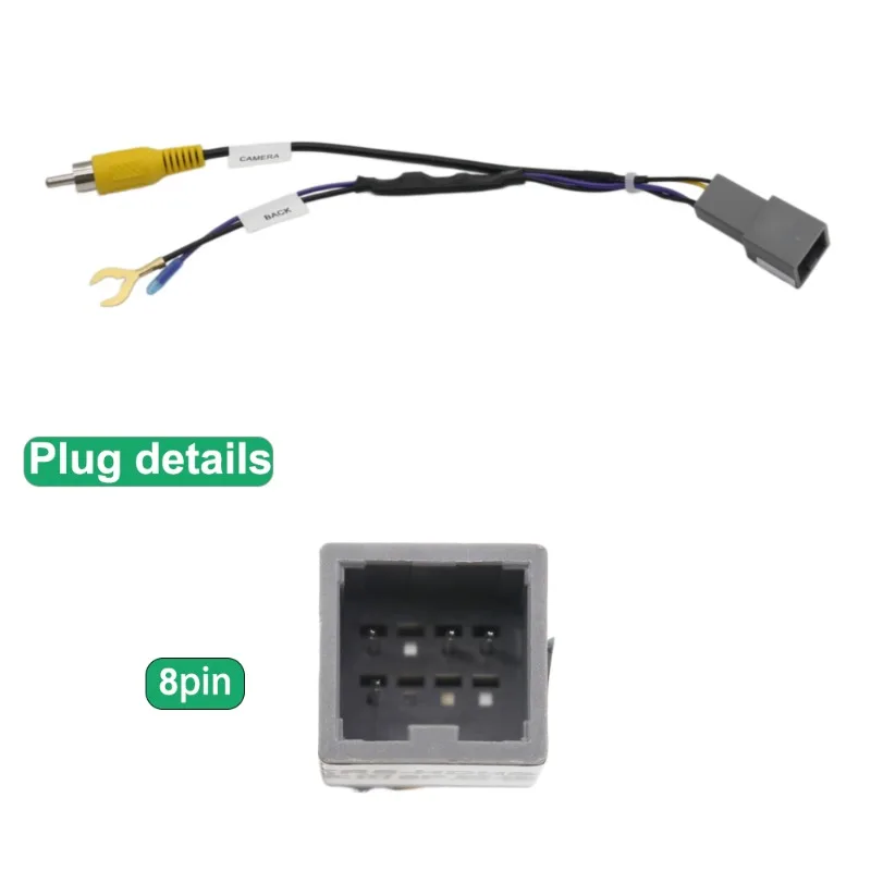 8 Pin Rearview Mirror Adapter Cable For Honda Car Stereo Radio Wiring Harness Connector
