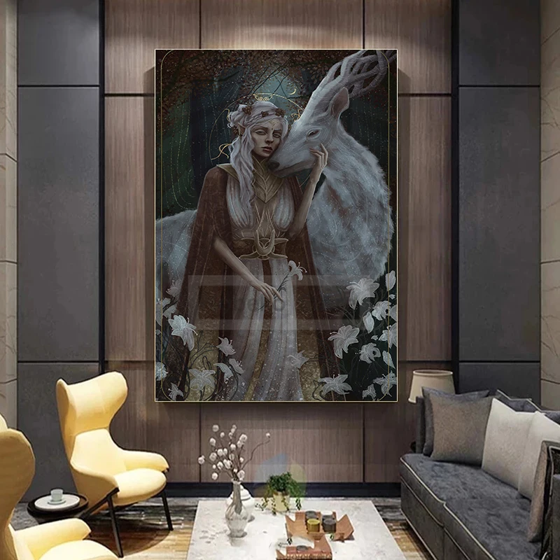 Classic RPG Games Dragon Age Fan Poster Dungeons and Dragons Game Prints Canvas Painting Wall Art Pictures Home Room Decoration