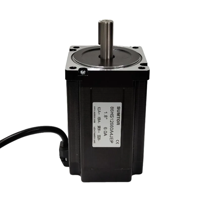 Motor de passo híbrido Nema 34 SUMTOR 126mm de comprimento Nema 34 Motor de passo para CNC