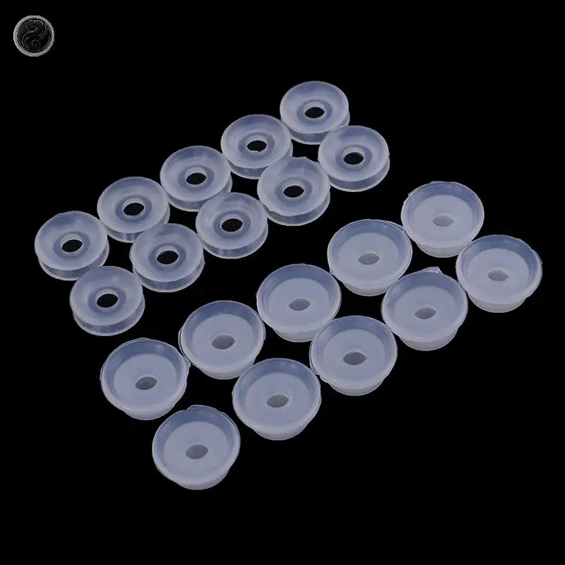 10Pcs Pressure Cooker Valve Parts Float Sealer Silicone Seal For Electrical Power Pressure Cooker Float Cap Valve Float Pad