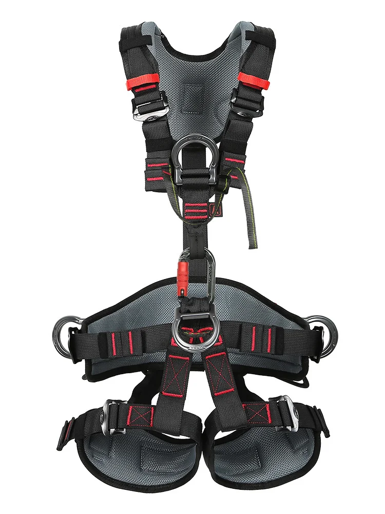 XINDA Hua Series Rock Climbing Harness Full Body Safety Belt Anti Fall Removable Gear Five-point Altitude Protection Equipment