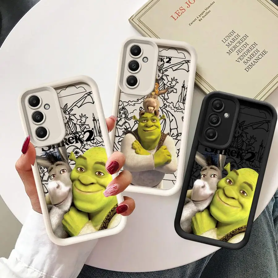 MoviesS S-Shrek-s Phone Case for Samsung Galaxy A34 A12 A13 A14 A22 A24 A23 A32 A33 5G Silicone funda case