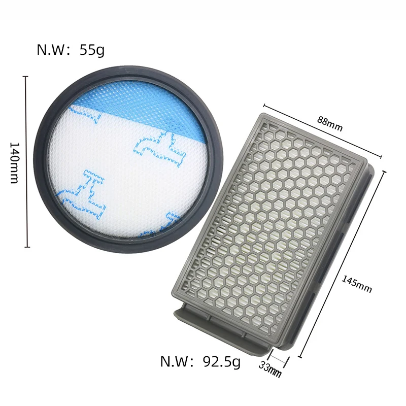 Replacement Filter for Rowenta RO3715 / 3759 / 3798 / 3799 / 2957 Samurai SG3751WA Compact Power Cyclonic Vacuums