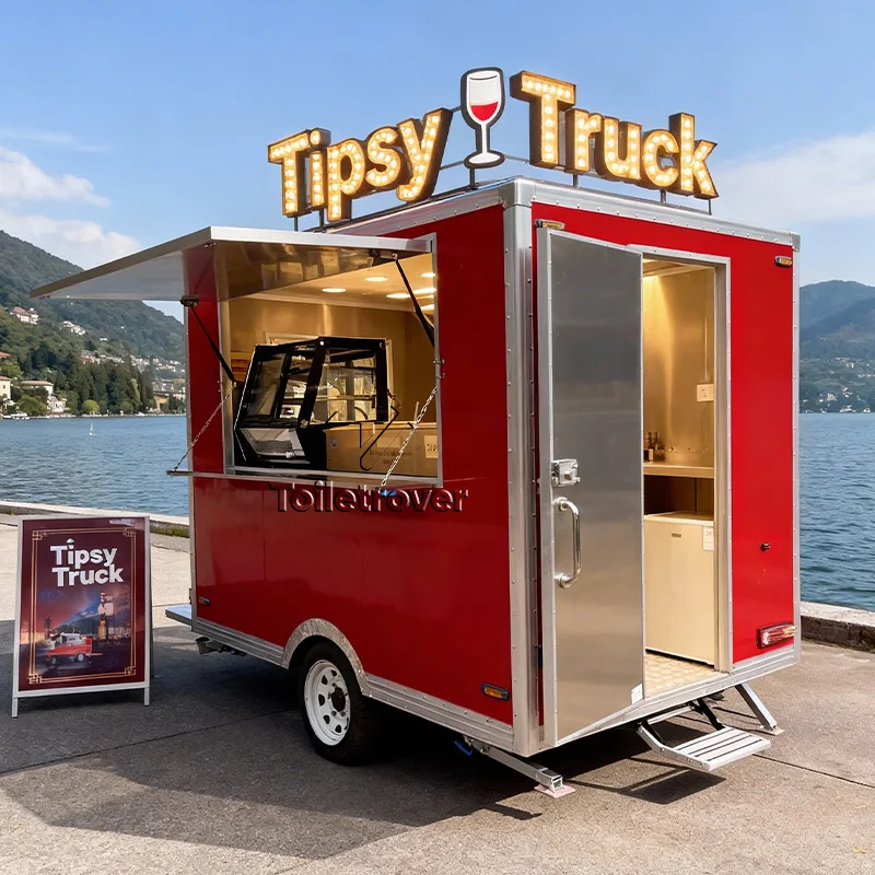 

Tiny Truck Food Trailer Stainless Steel Commercial Food Truck Trailer Usa Uk Standard Fully Equipped Food Truck with Gas Oven