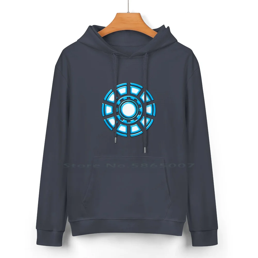 Arc Reactor , Comic , Hero , Superheroes , Pure Cotton Hoodie Sweater 24 Colors Arc Reactor Men Comic Cool Energy Amulet