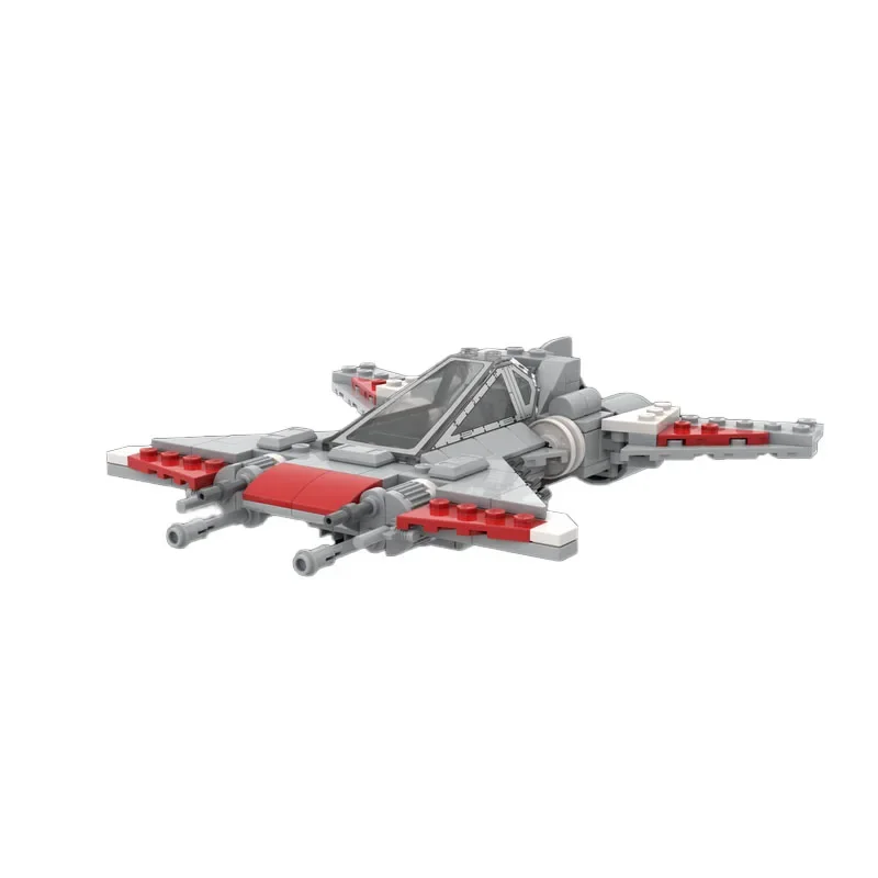 MOC-141611Small Spaceship Assembly Splicing Building Block Model MOC Creative Building Block Toys Children's Building Block Toys