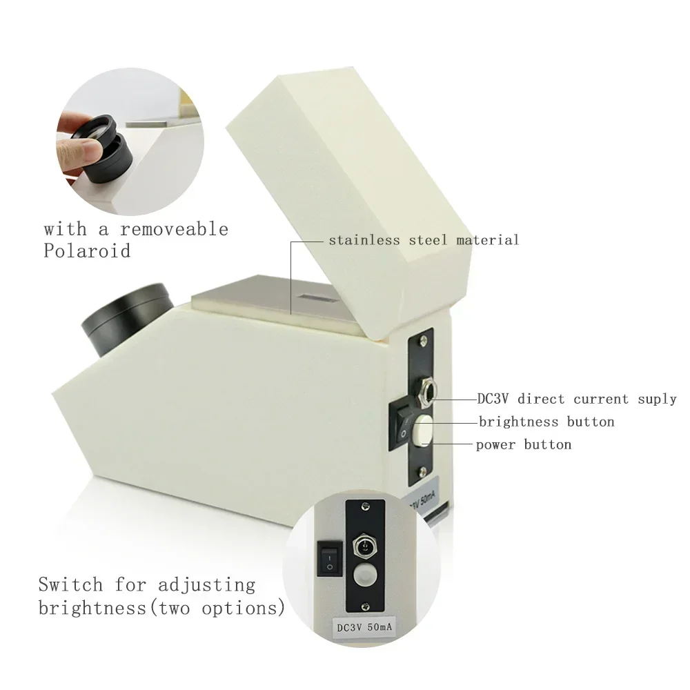 Professional Gemological Instrument Measuring Refractive Index Gemstone Refractometer With More Accuracy Of 0.002 Hot sales