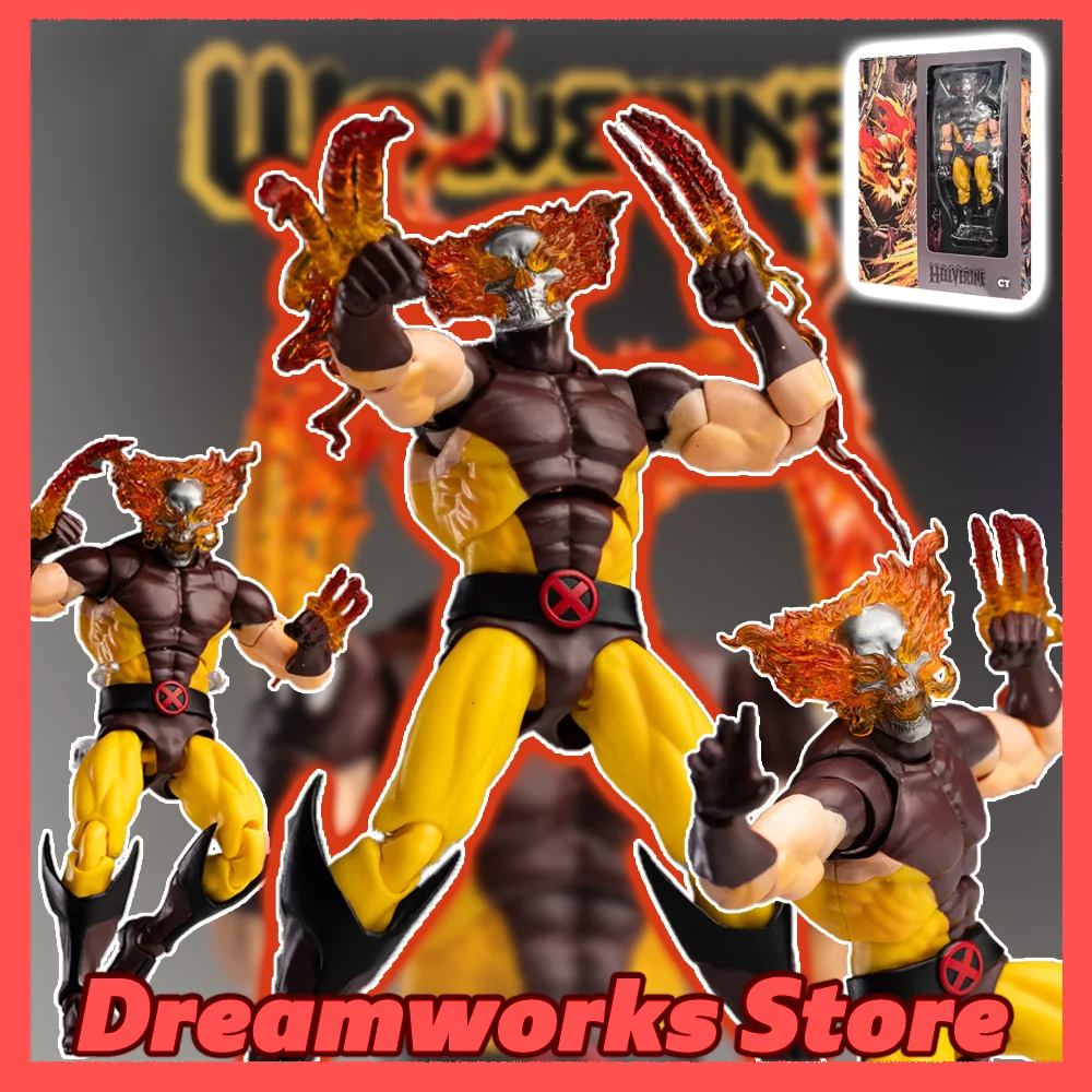 

In Stock New CT Toys Wolverine Hellverine Figure Hot Mafex 096 X-Men Action Figure Figurine Statue Collection Model Toy Kid Gift