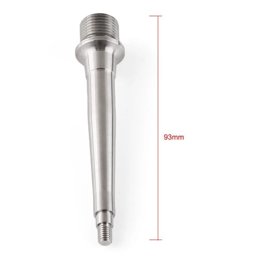 티타늄 합금 페달 코어, 티타늄, 티타늄 스핀들, 액슬 풋 샤프트 페달 베어링, 93mm, 2 개