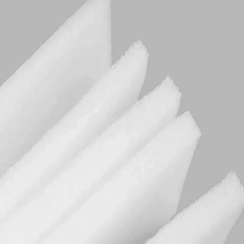 3-30mm Thick White Polyester Air Filter Cotton, Washable Ventilation Filter Media for Household Purification & Industrial Use