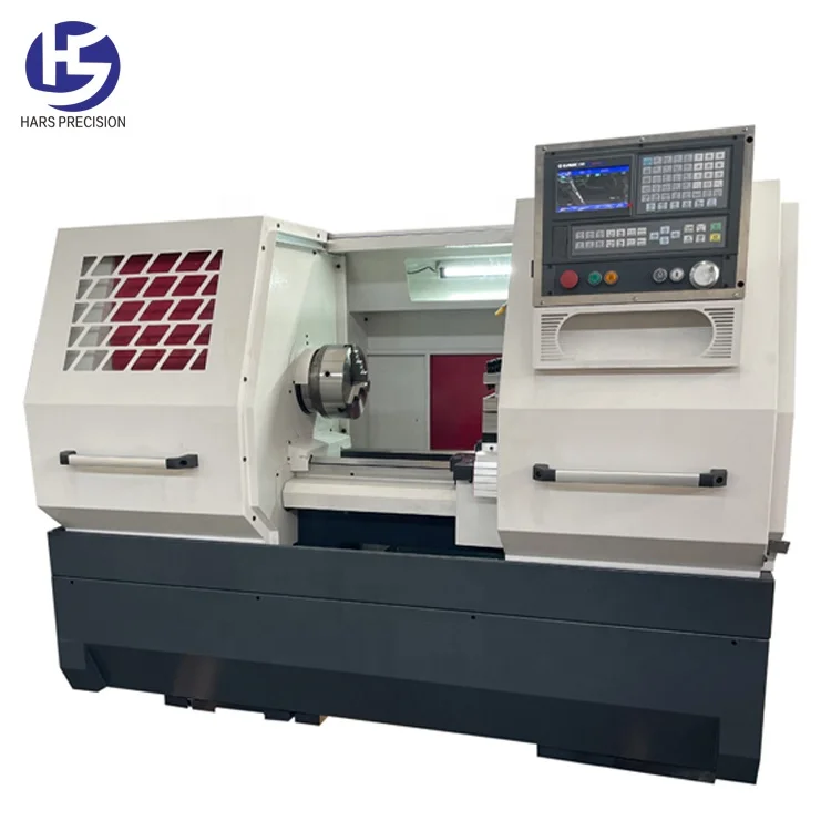 CK6150 Horizontal CNC Lathe 4 Position Electric Tool Turret GSK System  CNC Milling Machine Taiwan Spindle