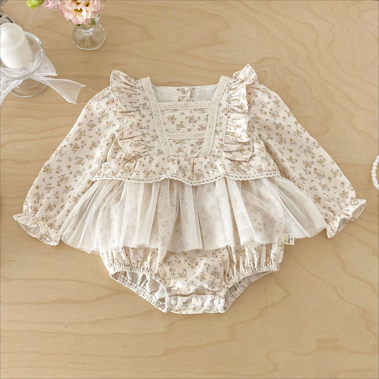 Girls One-piece Dress 2026 Spring-autumn New Children's Clothing Korean Style Girls Baby Lace Skirt and Frilly One-piece Dress