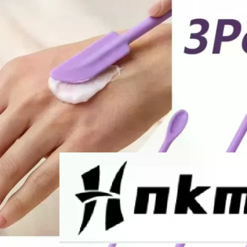 3Pcs/Set Silicone Empty Bottle Scraper Foundation Scraper, Tiny Lotion Jar Scraper To Get Last Of Makup