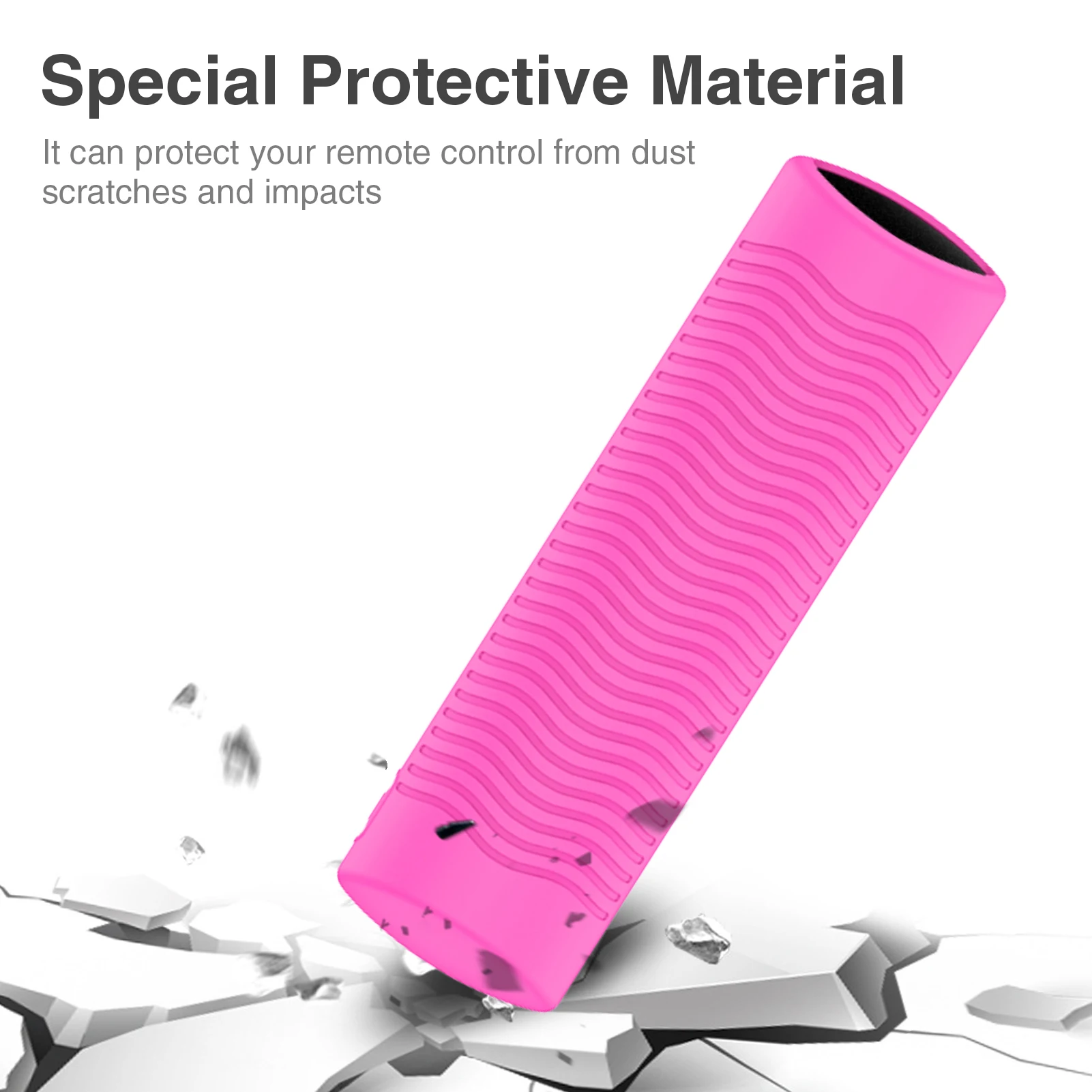 سيليكون صوت جراب لريموت السيارة غطاء صدمات قابل للغسل واقية كم ForAlexa النار TVStick لايت 2nd الجنرال اكسسوارات