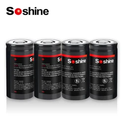 Soshine NCR 32650 7500mAh Li-ion Battery 3.7V 7500mAh Flat Top Rechargeable Batteries for Electric Bicycles Electric Vehicles