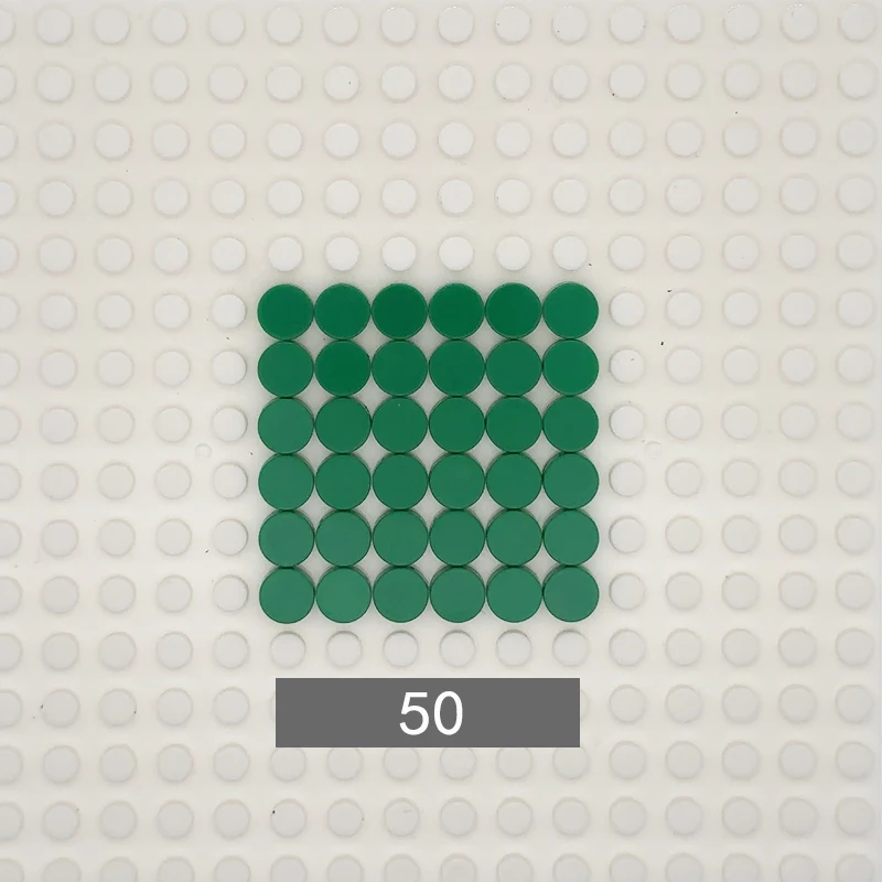 1000 Stück Bausteine 98138 Fliese 1x1 Rund Sammlerstücke Modulares GBC-Spielzeug für High-Tech MOC-Set – Detail 23