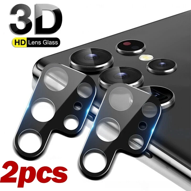 2 в 1, Защитное стекло для Samsung S24 S23 FE S22 ultra S21