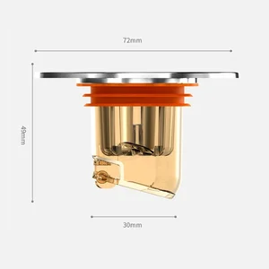 Hạt nhân từ tính của thoát nước sàn tự tải, côn trùng và mùi thơm không mùi, chống lại, không có mùi, phòng tắm, nhà vệ sinh, nước thải, vòi hoa sen 6 Doanh số bán hàng bán hàng chính - №6
