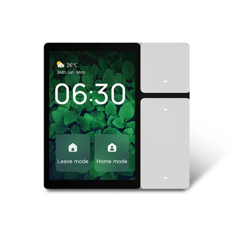 

WiFi 3.5 inch screen three-way switch works with Alexa with infrared forwarding