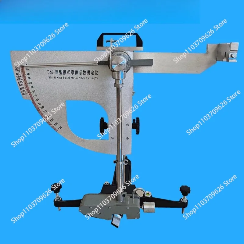 High Accuracy Portable Pendulum Friction Coefficient Meter Skid Resistance Testing Machine Complies with ASTM E303 BS Standards