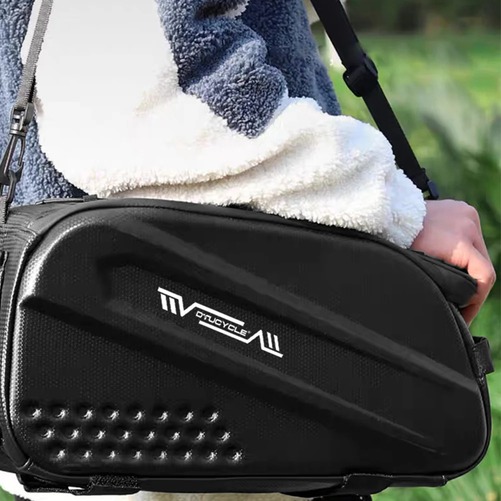 

Сумка на заднюю стойку велосипеда Многофункциональная сумка на багажник велосипеда Водонепроницаемая сумка на багажник велосипеда Сумка на заднее сиденье с твердым корпусом Большая вместимость для шоссейного велосипеда MTB