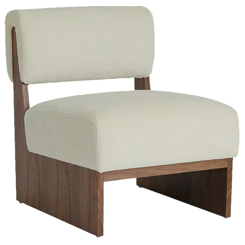 

Простой балконный тканевый стул в японском стиле, повседневный стул из цельного дерева, балконный стул из цельного дерева, чайный питьевой стул