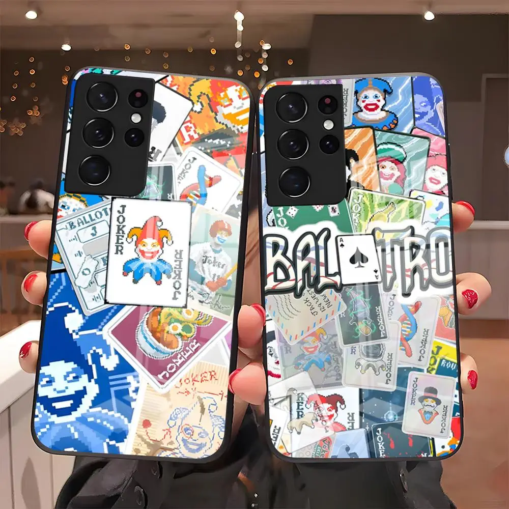 Popular Balatro Game Phone Case For Samsung A27 A37 A33 5G A54 A36 A35 A56 A52 A17 Shockproof Glass Cover