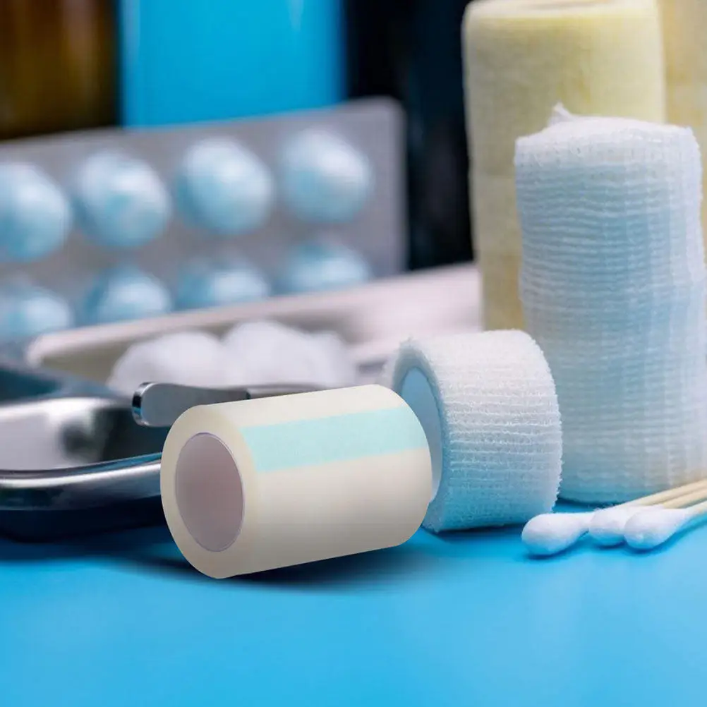 

10 шт. медицинских бумажных клейких лент: дышащие, мягкие, хирургические, для надежной фиксации перевязок и ухода за ранами