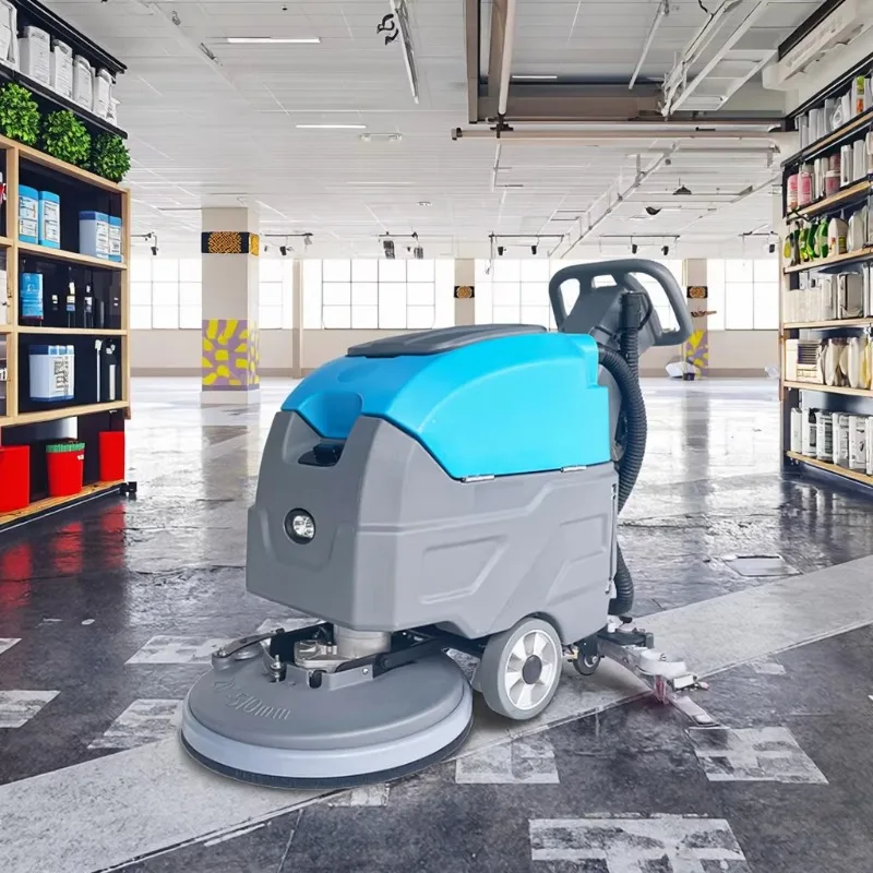 

High Efficiency Commercial Floor Cleaning Machine Cleaner Walk Behind Floor Scrubber Machine Scrubber Dryer Customized