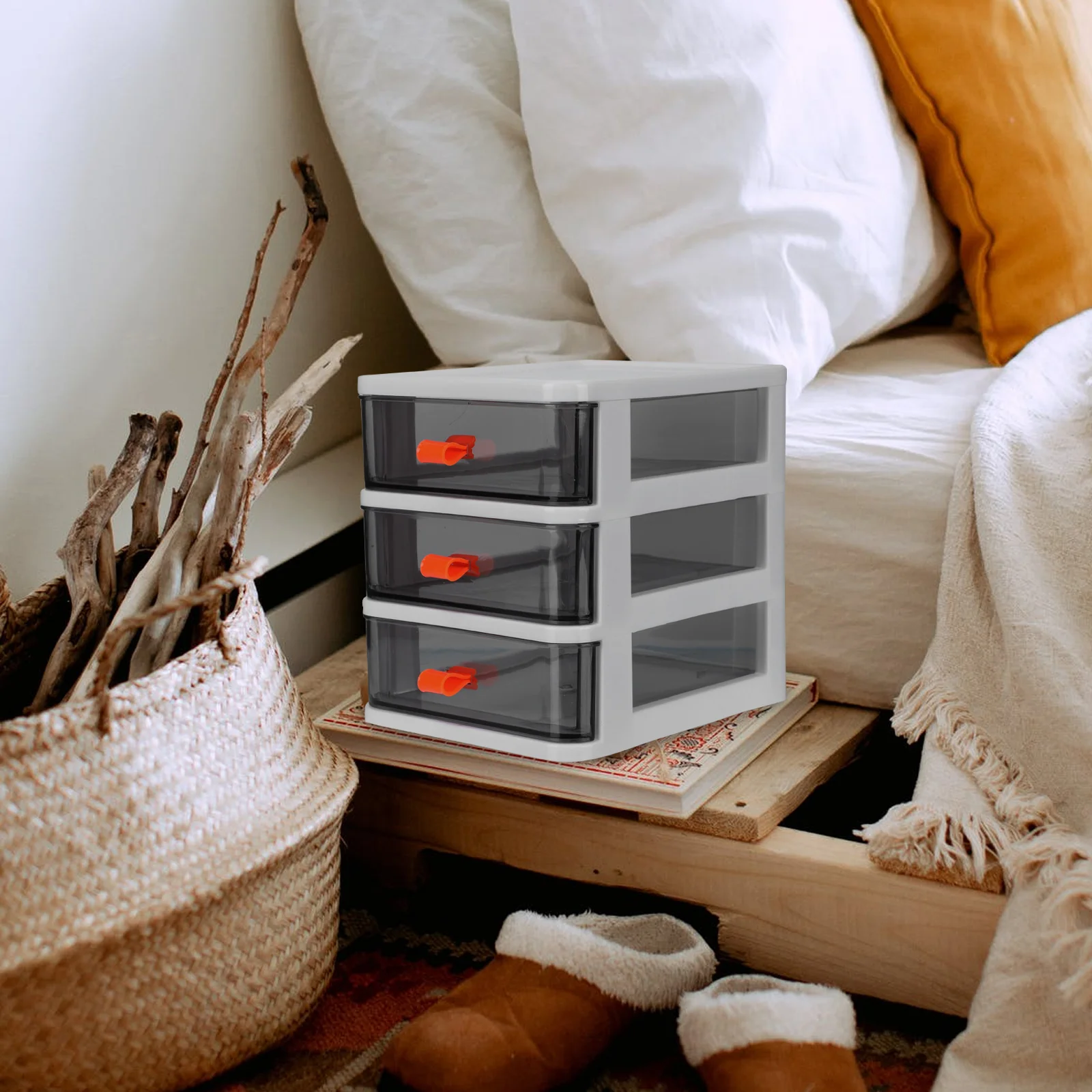 

1Pcs Multilayer Storage Box 3 Layers Drawer Organizer for Desk Desktop Office Study Room Clear Sorting Holder Small Sundries