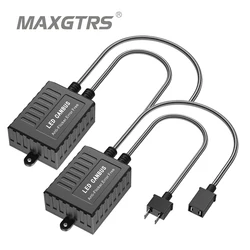 2x H1 H3 H4 H7 H8 H11 9005 9006 H13 Adapter EMC Waarschuwing LED Decoder Canceller Koplamp Mistlamp IC Geen Fout Voor BMW Voor Audi