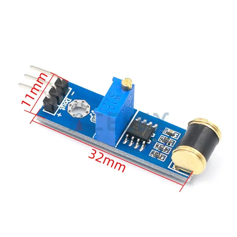 801S مستشعر اهتزاز الاهتزاز وحدة التناظرية الناتج حساسية قابل للتعديل